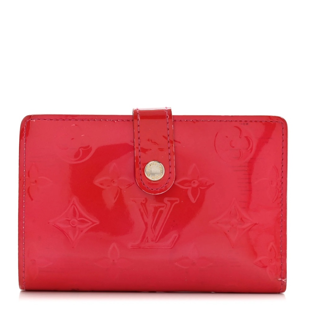 🍓Louis Vuitton Framboise (pink) Vernis Kisslock Wallet